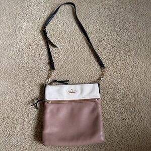 Kate spade Pink and White Crossbody Bag